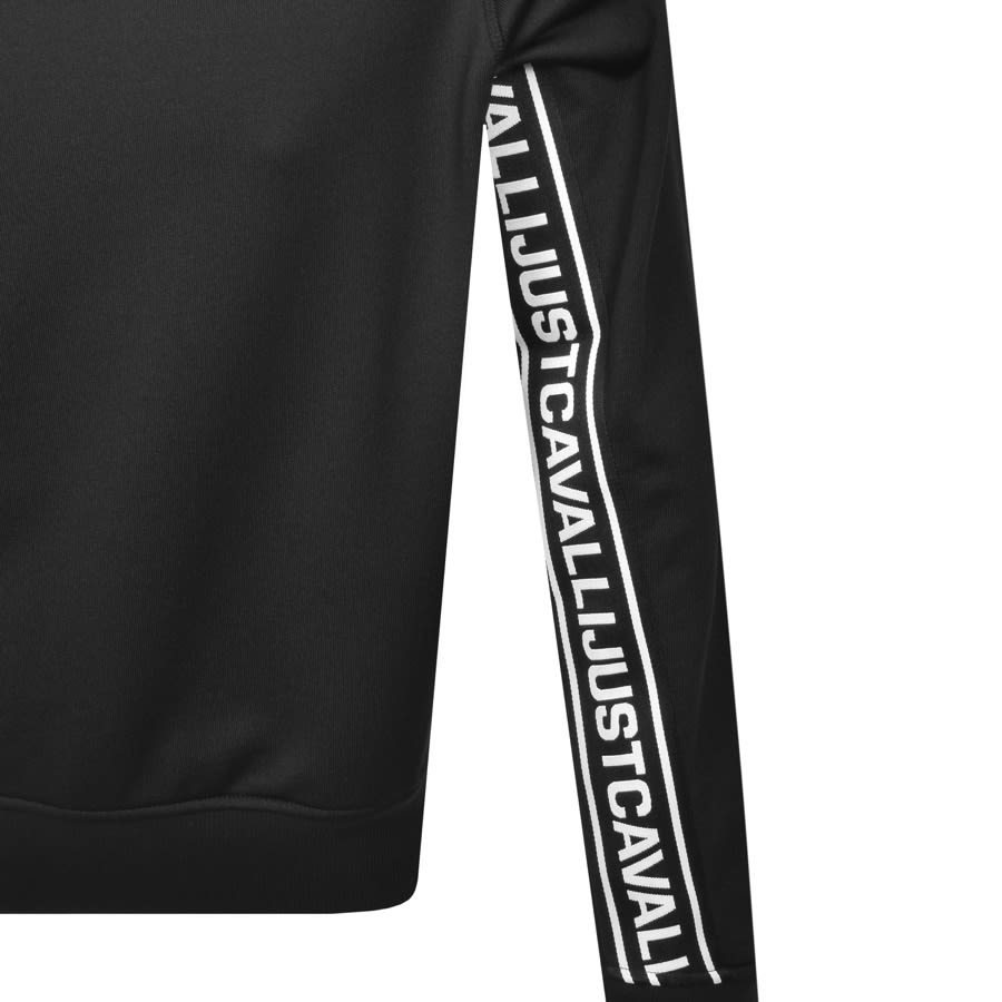 Alternative Image for ProductJust Cavalli Crew Neck Logo Sweatshirt Black3